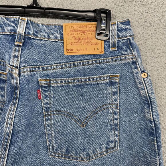 Vintage Levi's Jeans Women's 16 Reg Blue Denim Relaxed Tapered 550 Fit 32x29 90s - Picture 8 of 10